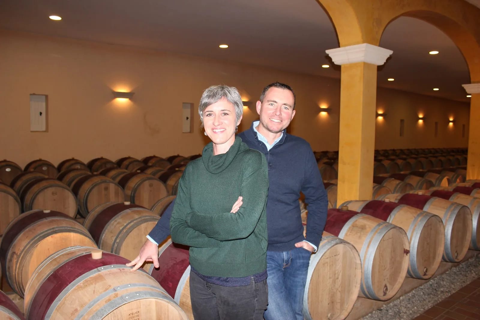Audrey et Mathieu Thomas, vignerons du Château Reverdi